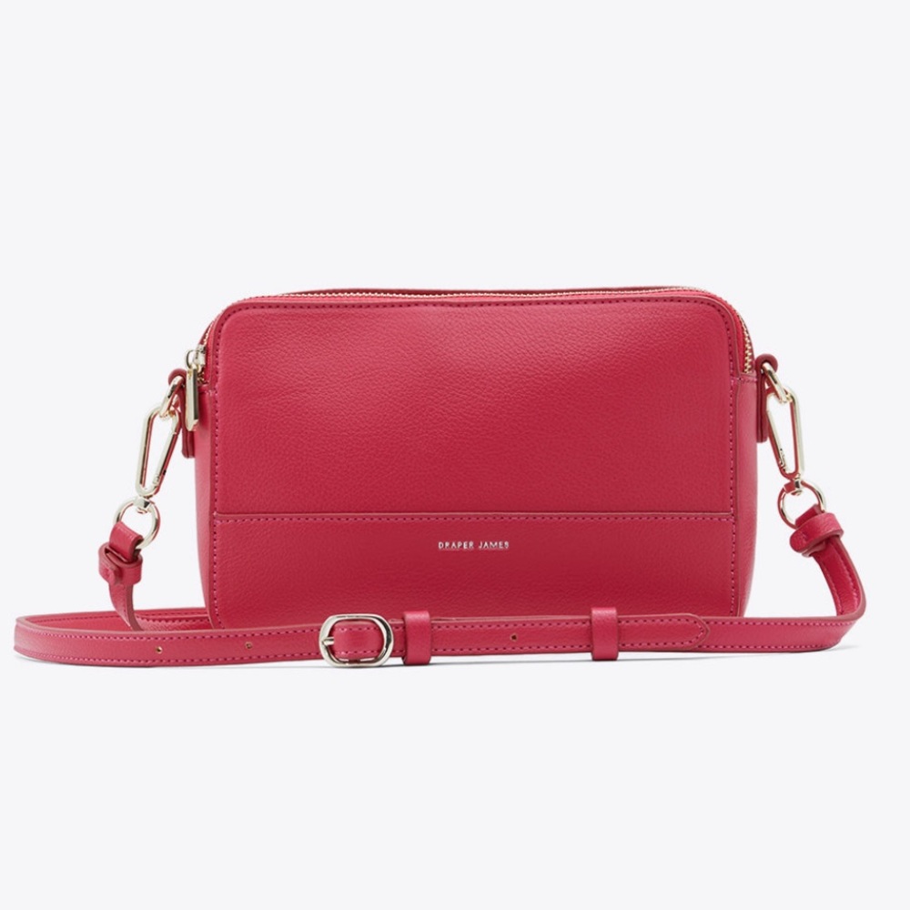NWT Draper James Dark Pink Dakota Bag